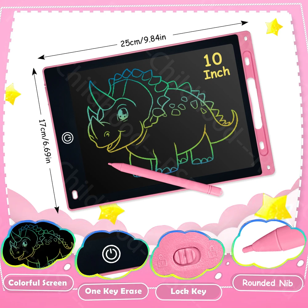 6.5/8.5/10/12 Inch LCD Writing Tablet Electronic Drawing Board Doodle Sketchpad Handwriting Pad Toys for Kids Birthday Gifts - Image 18
